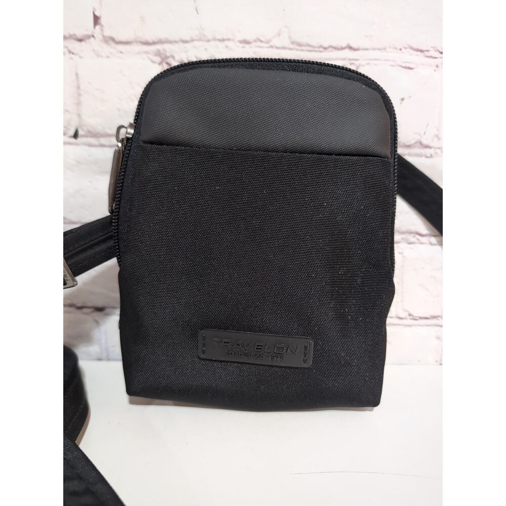 Travelon Anti-Theft Locking Zipper RFID Metro Stadium Mini Crossbody Travel Bag